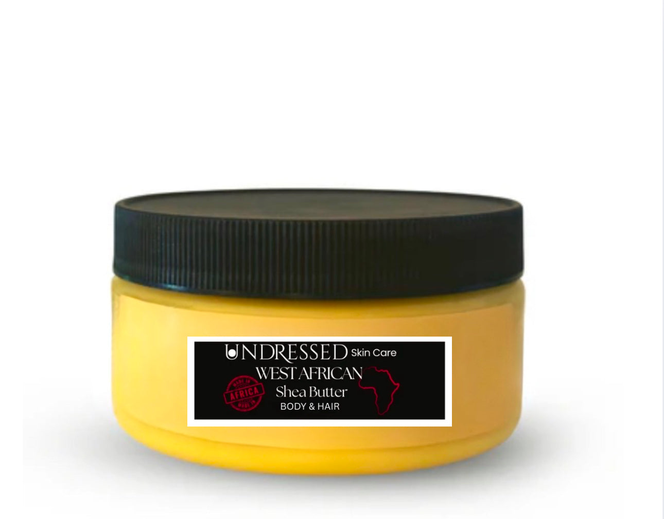 RAW WEST AFRICAN Shea Butter for BODY & HAIR Scented 4 Oz